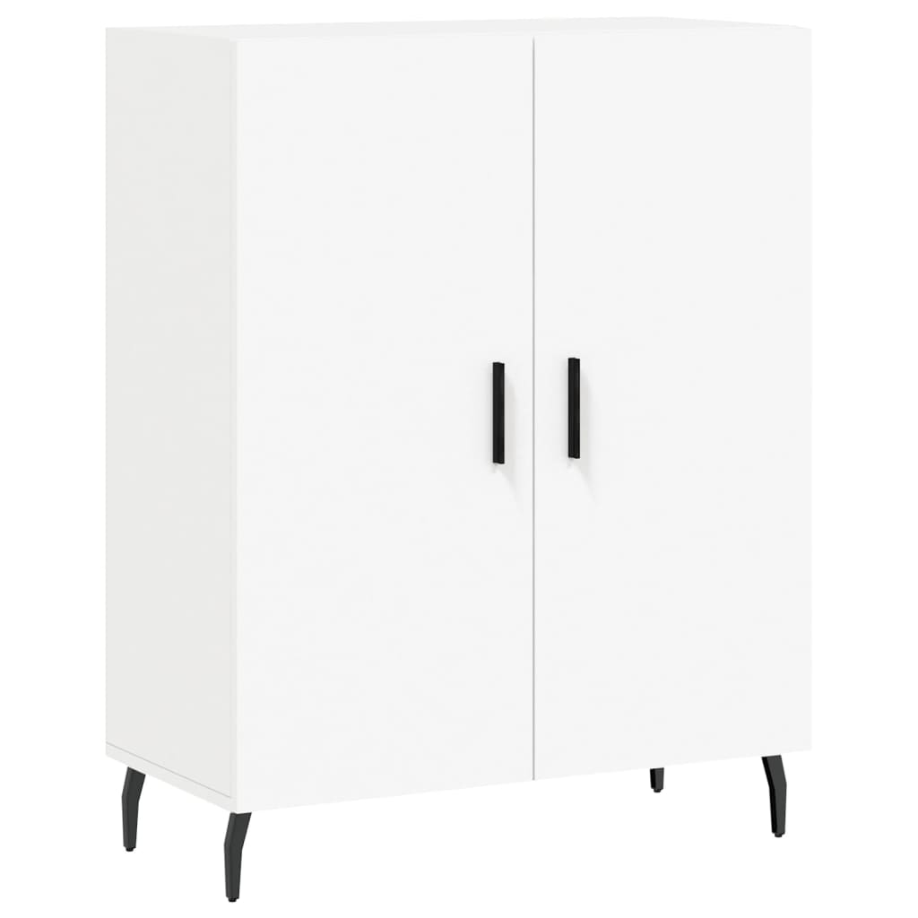 Highboard White 69.5x34x180 cm Engineered Wood